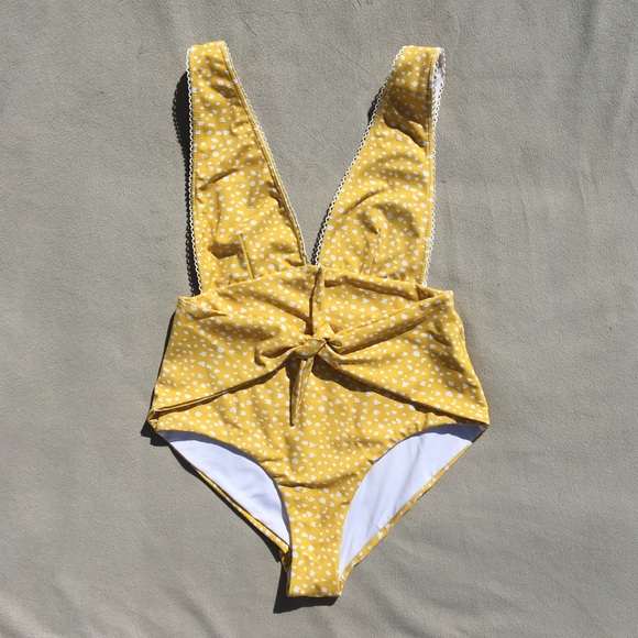 Anthropologie Other - New Skye & Staghorn Plunge Onepiece Swimsuit S